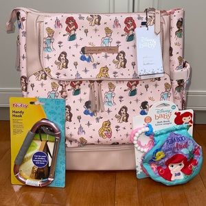 ✨DISNEY PRINCESS DIAPER BAG & SOFT BOOK✨